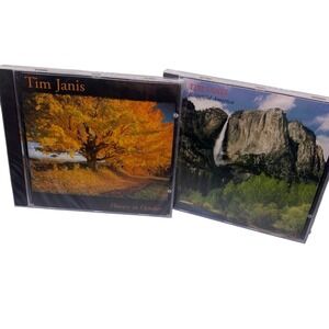 NEW SEALED Tim Janis CD Lot 2 Beautiful America Flowers in October Instrumental